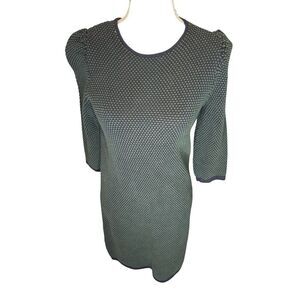 Cos knitted cotton jumper Dress Designer Teacher Warm Cozy Classic Sz A